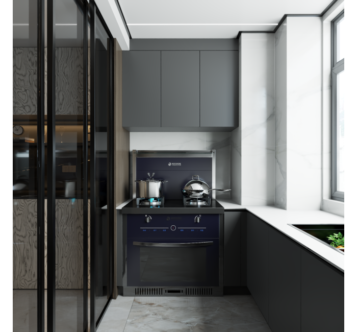 鑫嘉聚橱柜：纳米亲肤系列--深灰